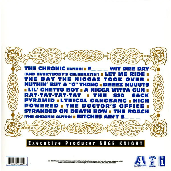 Vinyl Record Dr. Dre – The Chronic 2LP - img.1