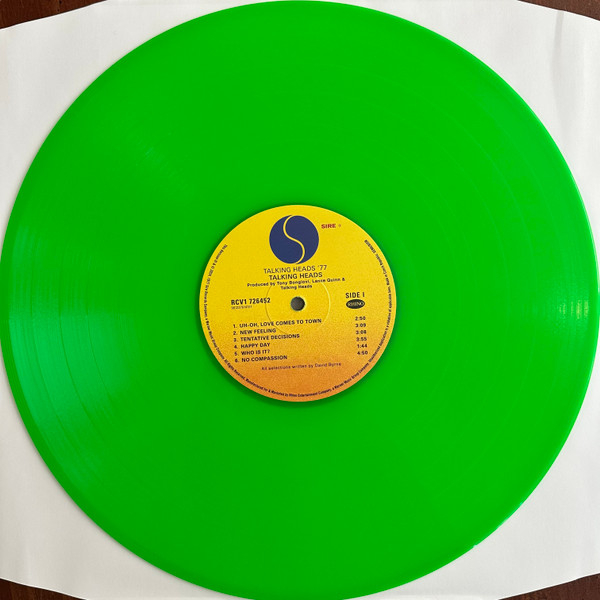 Vinyl Record Talking Heads - Talking Heads: 77 (Green Transparent) - 2LP - img.8