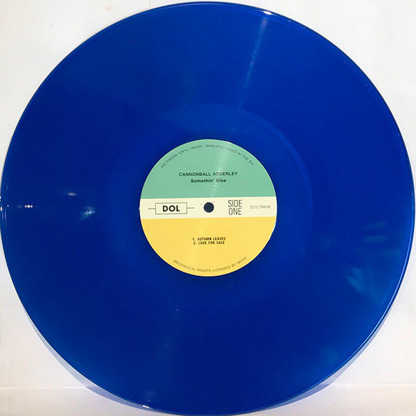 Vinyl Record Cannonball Adderley – Somethin' Else (Blue) LP - img.4