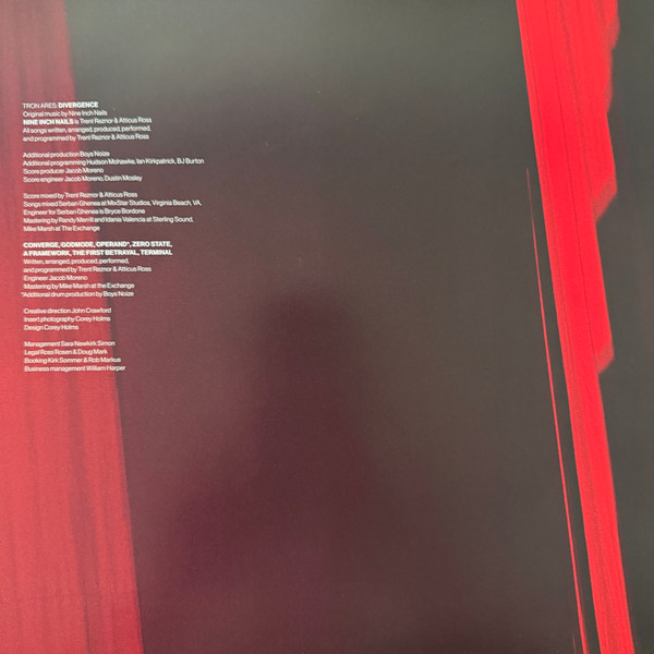 Vinyl Record Nine Inch Nails - Tron Ares: Divergence - 2LP - img.3