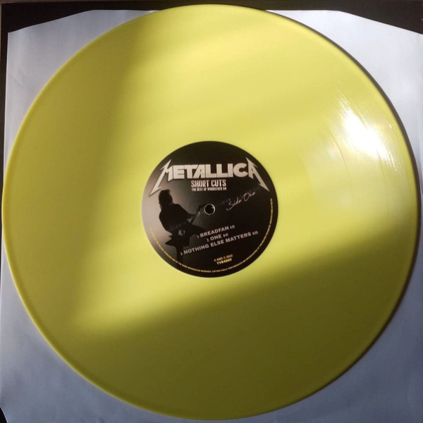 Vinyl Record Metallica – Short Cuts The Best Of Woodstock 94 (Yellow) LP - img.3