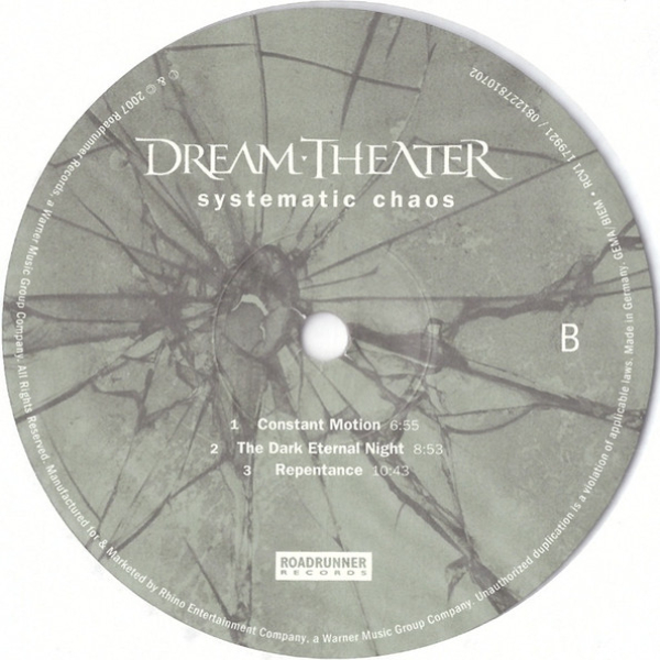 Vinyl Record Dream Theater – Systematic Chaos (Clear) - 2LP - img.17