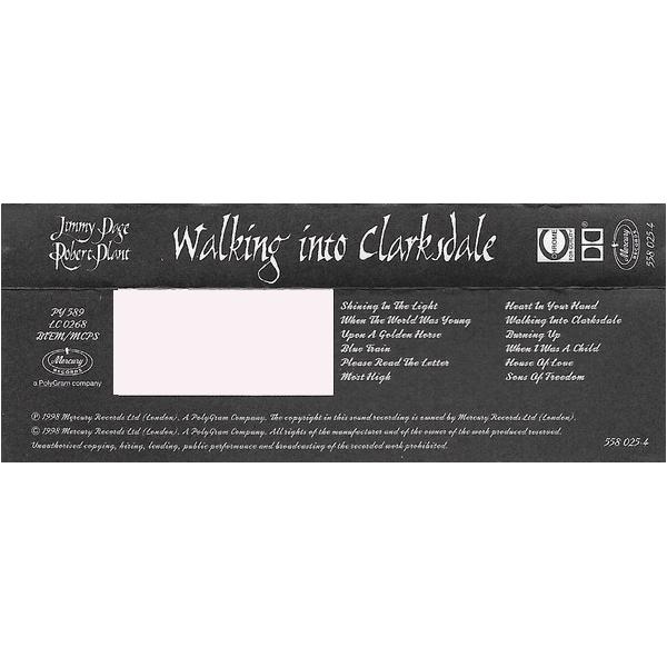 Сassette Tape Jimmy Page & Robert Plant – Walking Into Clarksdale - img.3