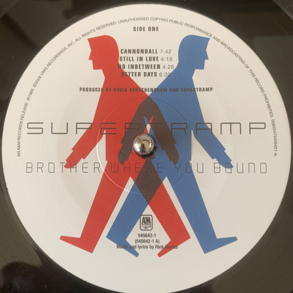 Vinyl Record Supertramp - Brother Where You Bound LP - img.4