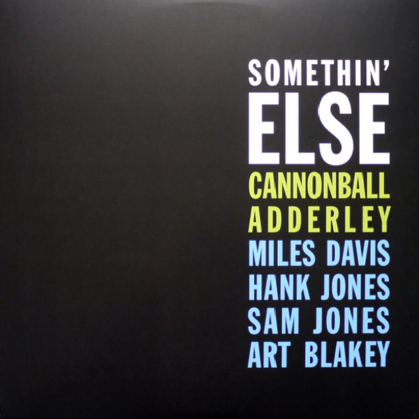 Vinyl Record Cannonball Adderley – Somethin' Else (Blue) LP - img.0
