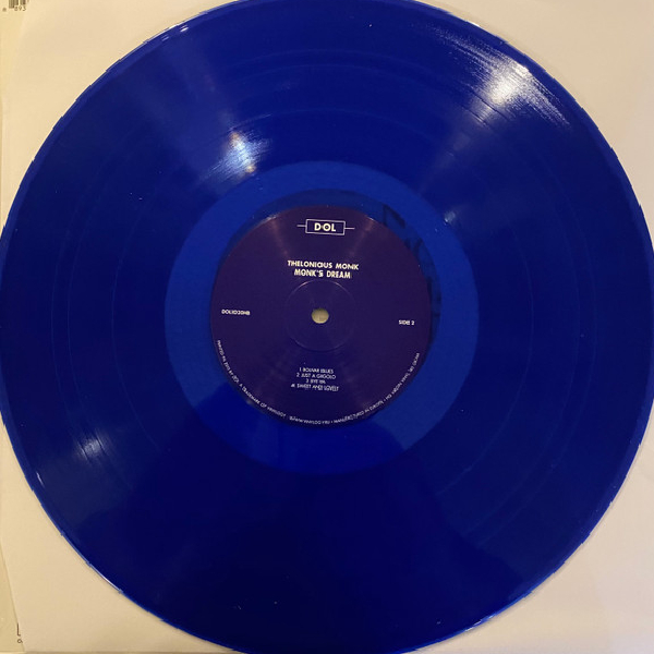 Vinyl Record The Thelonious Monk Quartet - Monks Dream (Blue) LP - img.3