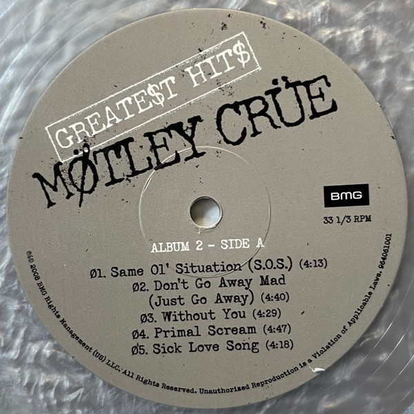Vinyl Record Motley Crue - Greatest Hits (Exclusive Silver Marble) - 2LP - img.13