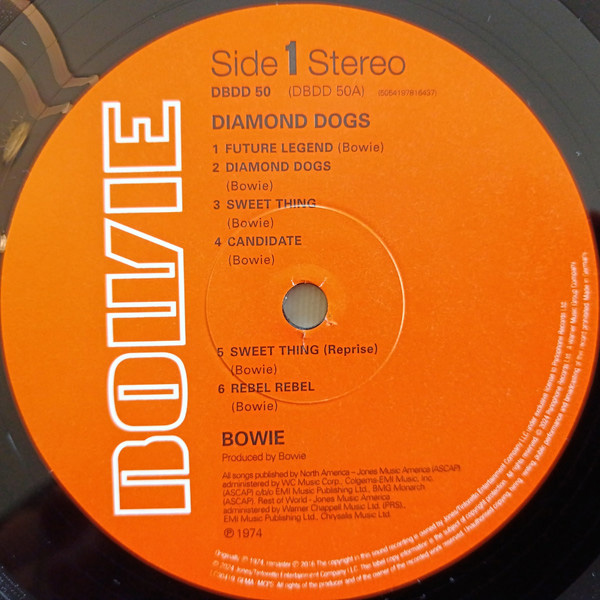Vinyl Record David Bowie - Diamond Dogs (Half Speed) LP - img.2
