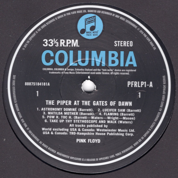 Vinyl Record Pink Floyd - The Piper At The Gates Of Dawn - LP - img.3
