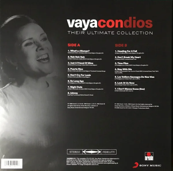 Vinyl Record Vaya Con Dios – Their Ultimate Collection LP - img.1