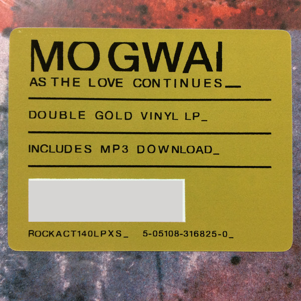 Vinyl Record Mogwai – As The Love Continues (Limited Edition, Stereo, Gold) - 2LP - img.3