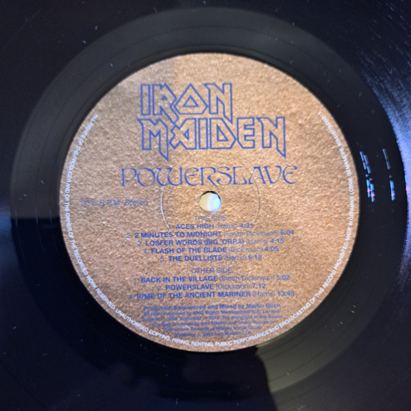 Vinyl Record Iron Maiden – Powerslave LP - img.6