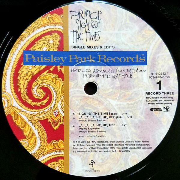 Box set Prince - Sign O' The Times (Deluxe Edition, Box set) - 4LP - img.17