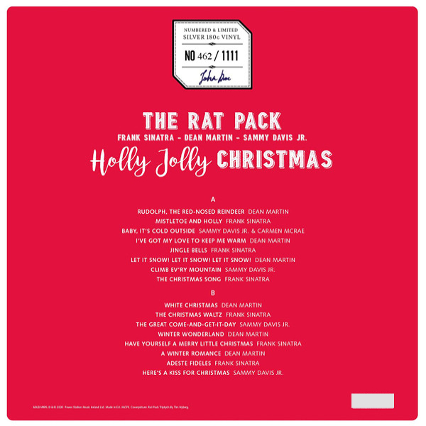 Vinyl Record The Rat Pack - Holly Jolly Christmas (Limited Edition Silver Vinyl) LP - img.3