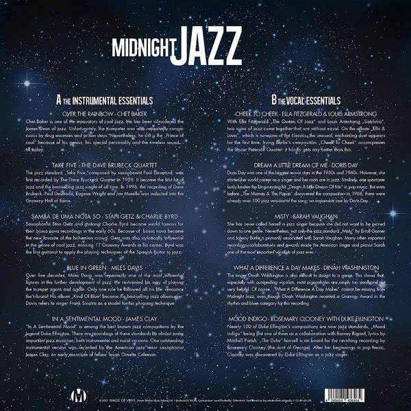 Vinyl Record Various – Midnight Jazz - White - LP - img.1