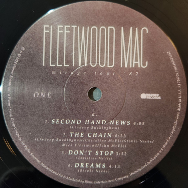 Vinyl Record Fleetwood Mac – Mirage Tour 82 (Black Limited) - 3LP - img.6