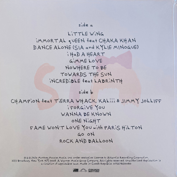 Vinyl Record Sia – Reasonable Woman (Babyblue) LP - img.2