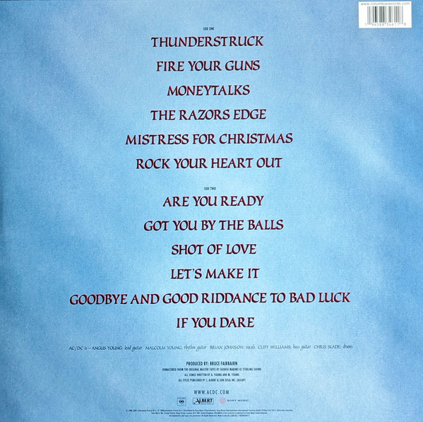 Vinyl Record AC/DC – The Razors Edge (Coloured Gold) LP - img.1