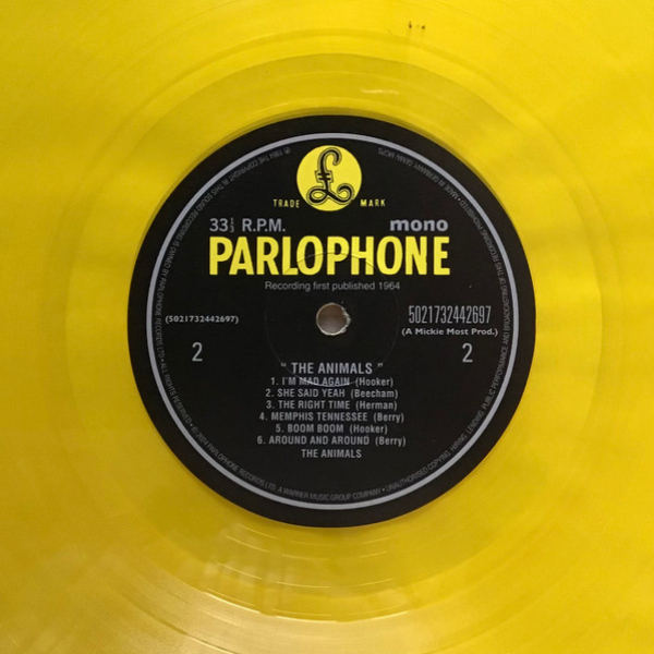 Vinyl Record The Animals - The Animals (Limited Yellow) LP - img.4