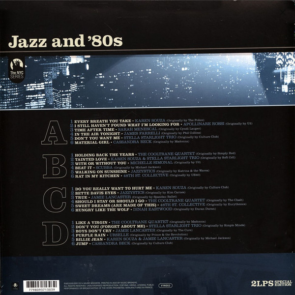 Vinyl Record Various – Jazz And '80s - The Coolest And Sexiest Songbook Of The Eighties (Coloured Clear) 2LP - img.1