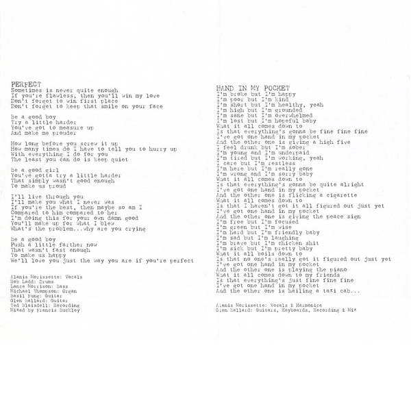 Сassette Tape Alanis Morissette - Jagged Little Pill - img.8
