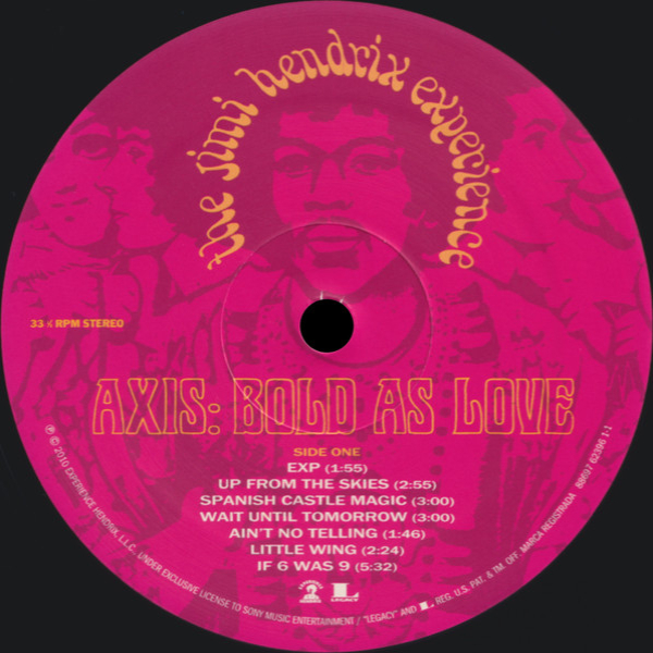 The Jimi Hendrix Experience - Axis: Bold As Love LP - img.2
