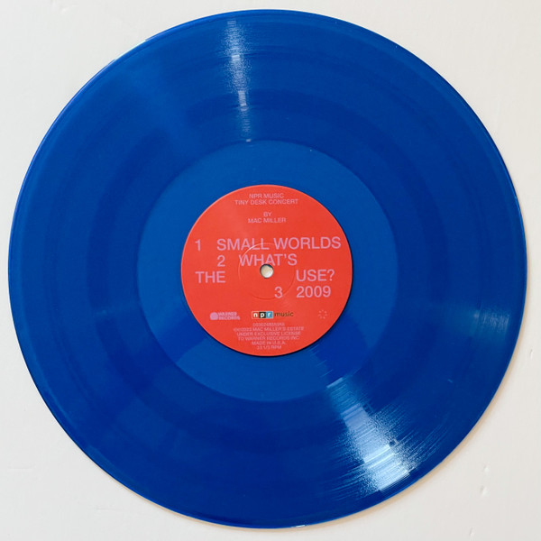 Vinyl Record Mac Miller – NPR Music Tiny Desk Concert - Blue Translucent - LP - img.2