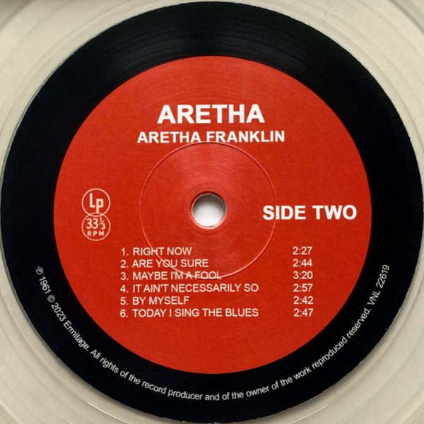 Vinyl Record Aretha Franklin With The Ray Bryant Combo – Aretha Franklin (Clear) LP - img.5