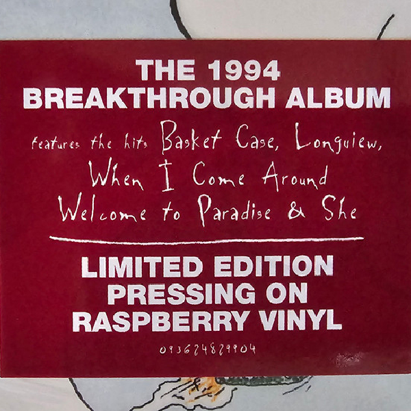 Vinyl Record Green Day – Dookie (Repress) (Raspberry Colour Vinyl) LP - img.3