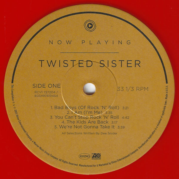 Vinyl Record Twisted Sister - Now Playing (Orange Crush) LP - img.3