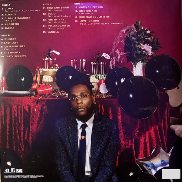 Vinyl Record Burna Boy - Love, Damini - 2LP - img.2