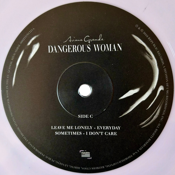 Vinyl Record Ariana Grande - Dangerous Woman (Pink&Black Swirl) - 2LP - img.7