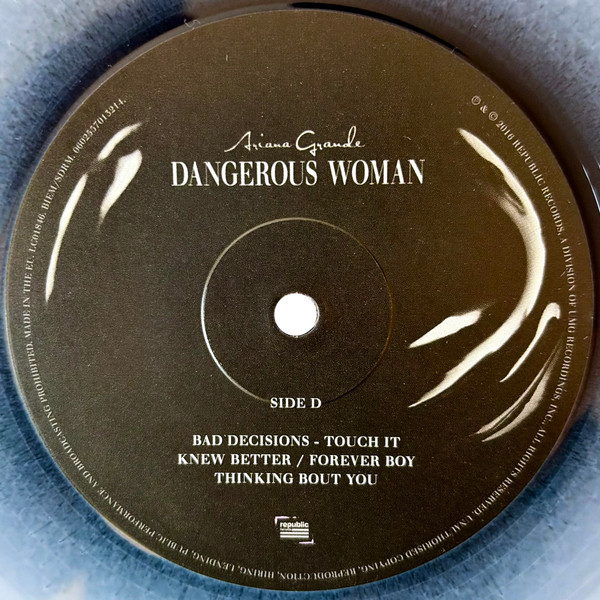 Vinyl Record Ariana Grande - Dangerous Woman (Pink&Black Swirl) - 2LP - img.8