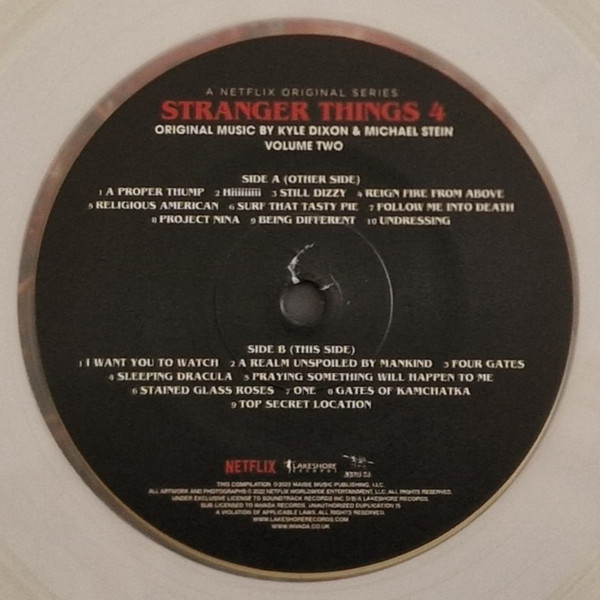 Vinyl Record Kyle Dixon & Michael Stein - Stranger Things 4 Volume Two (Original Score From The Netflix Series) - 2LP - img.5