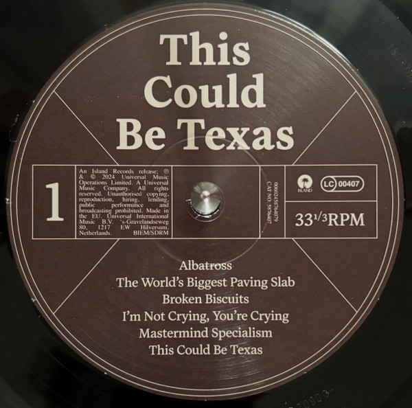 Vinyl Record English Teacher - This Could Be Texas LP - img.3