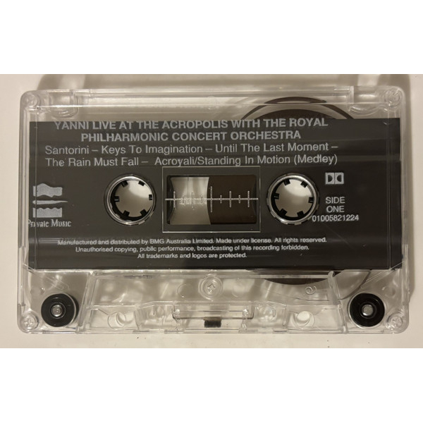 Сassette Tape Yanni - Live At The Acropolis - img.3