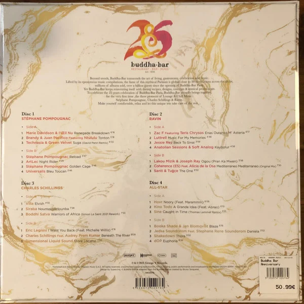 Vinyl Record Various Artists - Buddha - Bar Anniversary Collection LP - img.1