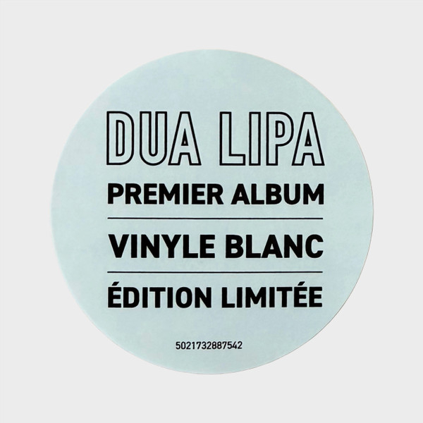 Vinyl Record Dua Lipa – Dua Lipa (White) LP - img.4