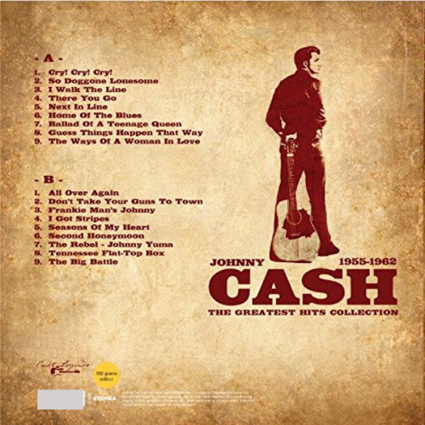 Vinyl Record Johnny Cash – The Greatest Hits Collection (1955-1962) LP - img.1
