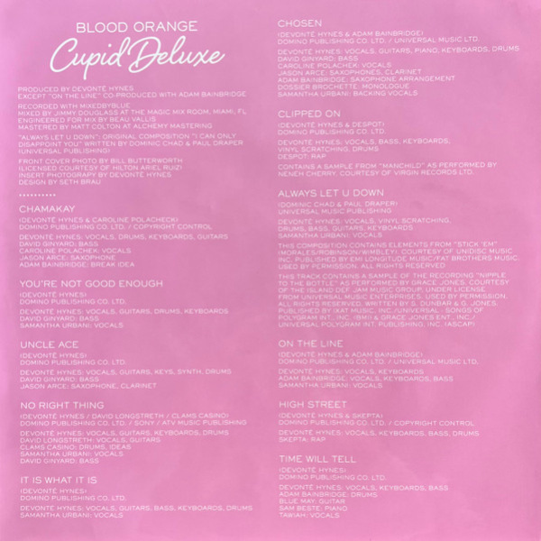 Vinyl Record Blood Orange – Cupid Deluxe - 2LP - img.3