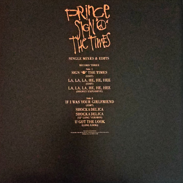 Box set Prince - Sign O' The Times (Deluxe Edition, Box set) - 4LP - img.7
