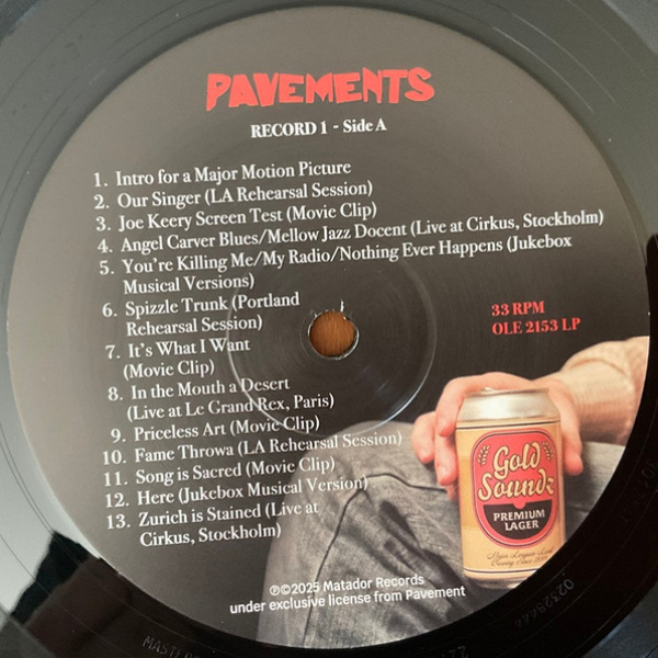 Vinyl Record Pavement - Pavements (Original Motion Picture Soundtrack) - 2LP - img.4