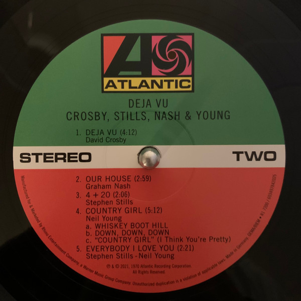 Vinyl Record Crosby, Stills, Nash & Young - Deja Vu (180g) (Remaster, Limited) LP - img.5
