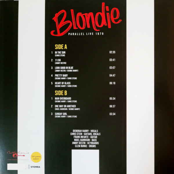 Vinyl Record Blondie - Parallel Live 1979 LP - img.3