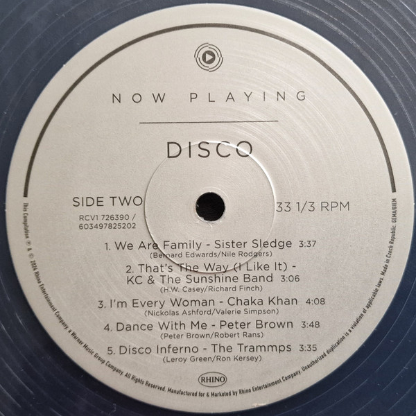 Vinyl Record Various Artists - Now Playing: Disco (Clear) LP - img.6
