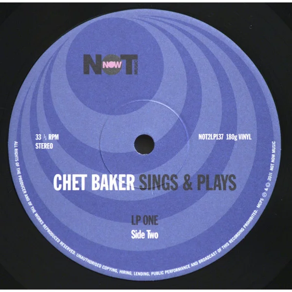 Vinyl Record Chet Baker – Sings & Plays LP - img.4