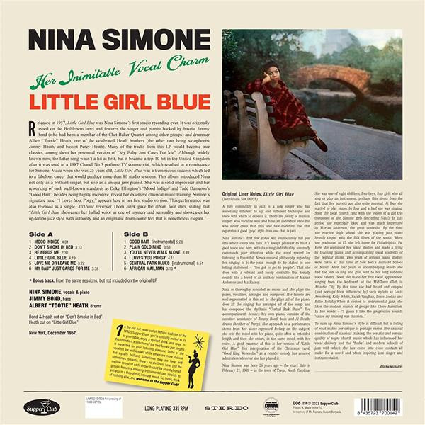 Vinyl Record Nina Simone – Little Girl Blue - LP - img.1