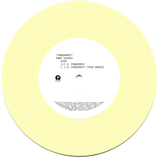 Vinyl Record Demi Lovato - Frequency (buttermilk) (RSD26) 7 - LP - img.4