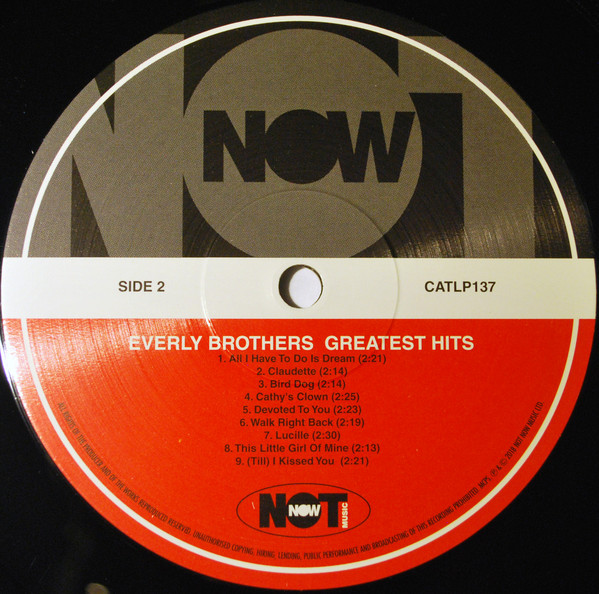 Vinyl Record Everly Brothers - Everly Brothers Greatest Hits - img.2