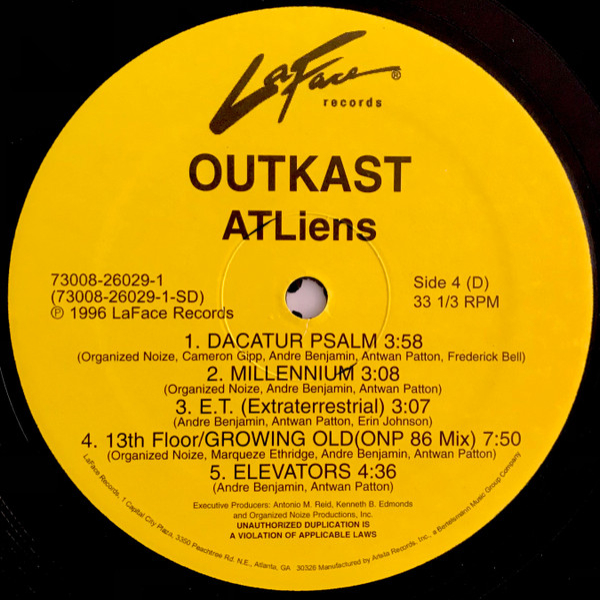 Vinyl Record OutKast - ATLiens - 2LP - img.5